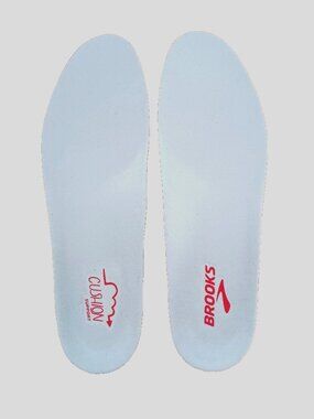 NEW pair of Brooks replacement insoles for MEN or Large size women 12M 14W White